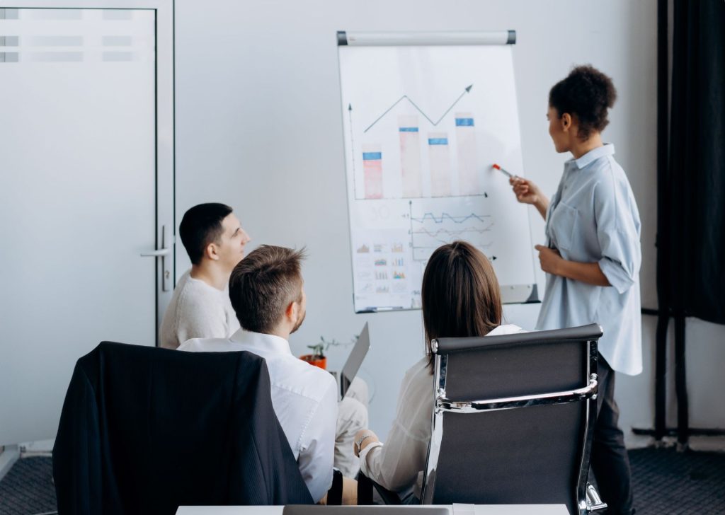 Presentation to a team